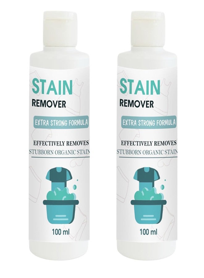 مزيل بقع الأقمشة من توفوس للدمى | محلول تنظيف للملابس والأقمشة والمفروشات والمناشف والستائر وأغطية الأسرة والأغراض القابلة للغسل يوميًا | عبوة من قطعتين | 100 مل لكل قطعة - Image 1